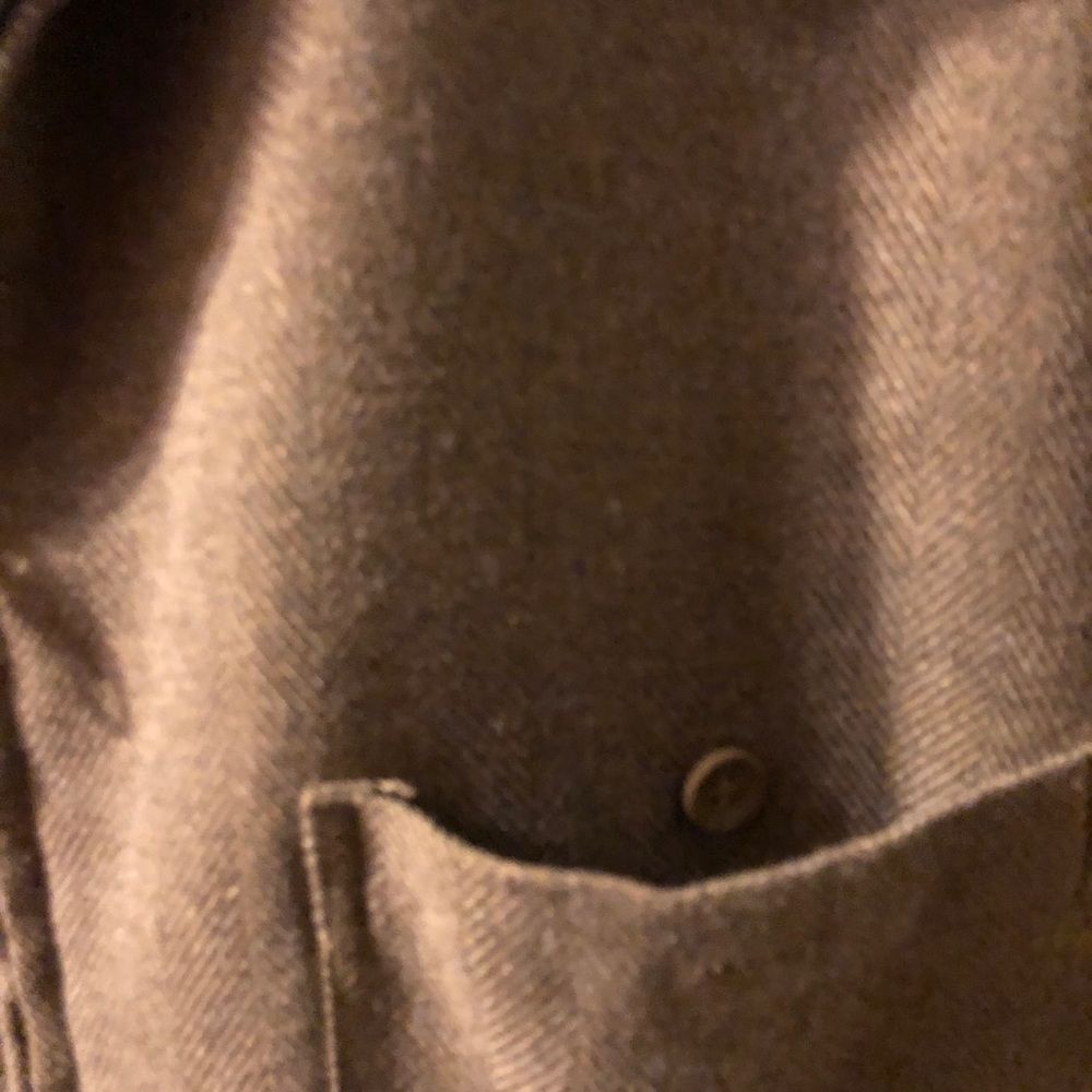 Stunning Shacket Houndstooth Wool Partial Zip Up … - image 2